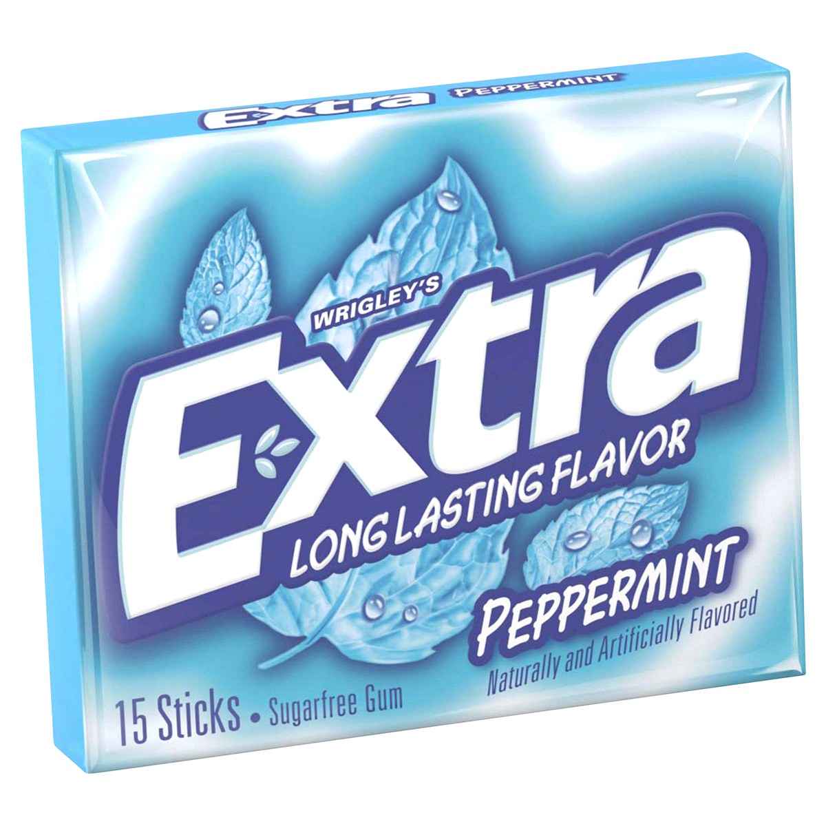 slide 1 of 6, Extra Peppermint Sugar-Free Gum, 15 pc