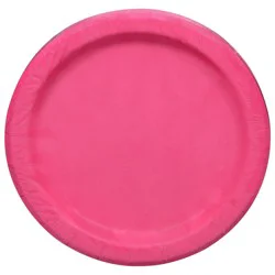 Unique Hot Pink 6.75 Inch Plates - 20 count