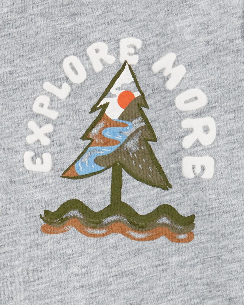 slide 3 of 3, Oshkosh Baby Explore More Graphic Tee Grey 18M, 1 ct