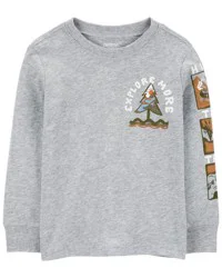 Oshkosh Baby Explore More Graphic Tee Grey 18M