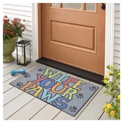 Mohawk Recycled Rubber Wipe Your Paws Mat