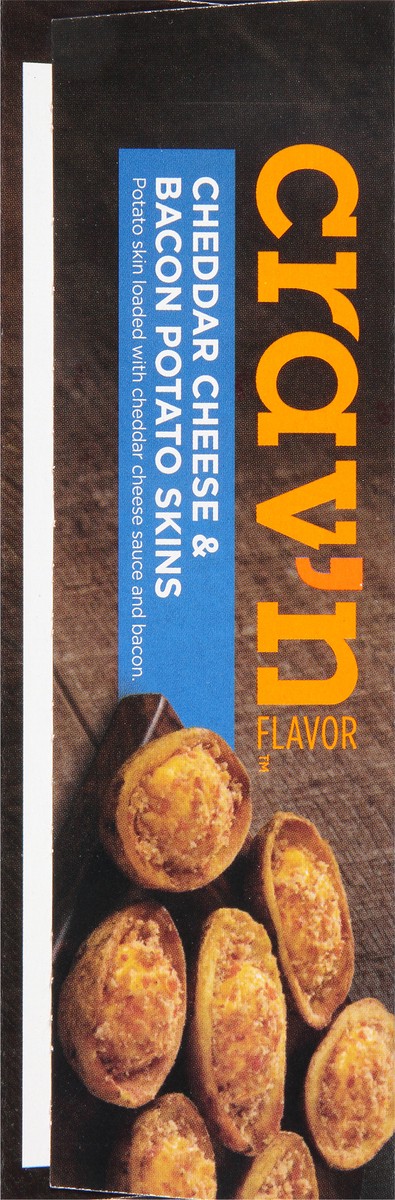 slide 5 of 9, Crav'n Flavor Party Size Cheddar Cheese & Bacon Potato Skins 23 oz, 23 oz