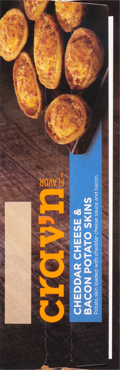 slide 9 of 9, Crav'n Flavor Party Size Cheddar Cheese & Bacon Potato Skins 23 oz, 23 oz