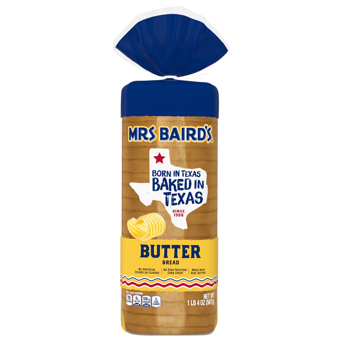 Mrs. Baird's Butter Bread 20 Oz | Shipt