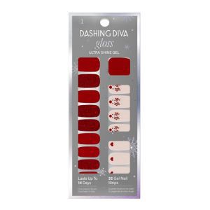 slide 1 of 1, Dashing Diva Gloss Gel Strip Palette, Holiday 2024 Collection, Deer Diary, 32 ct