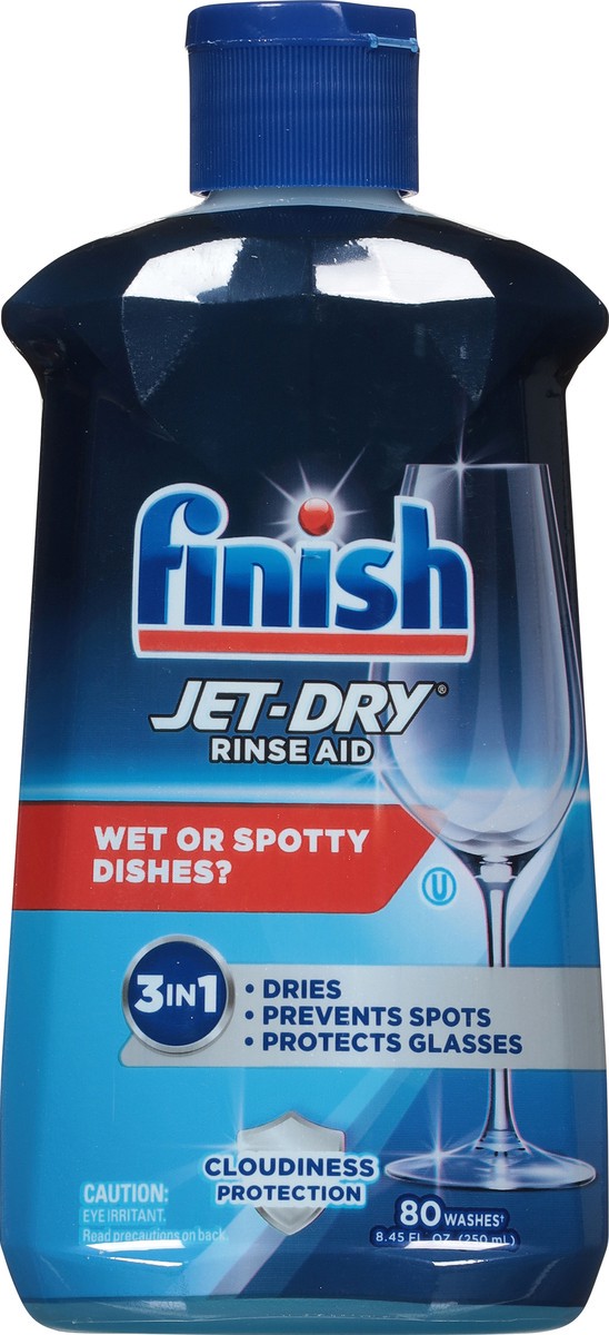 slide 6 of 9, Finish Jet-Dry Rinse Aid 8.45oz Dishwasher Rinse Agent and Drying Agent, 8.45 oz