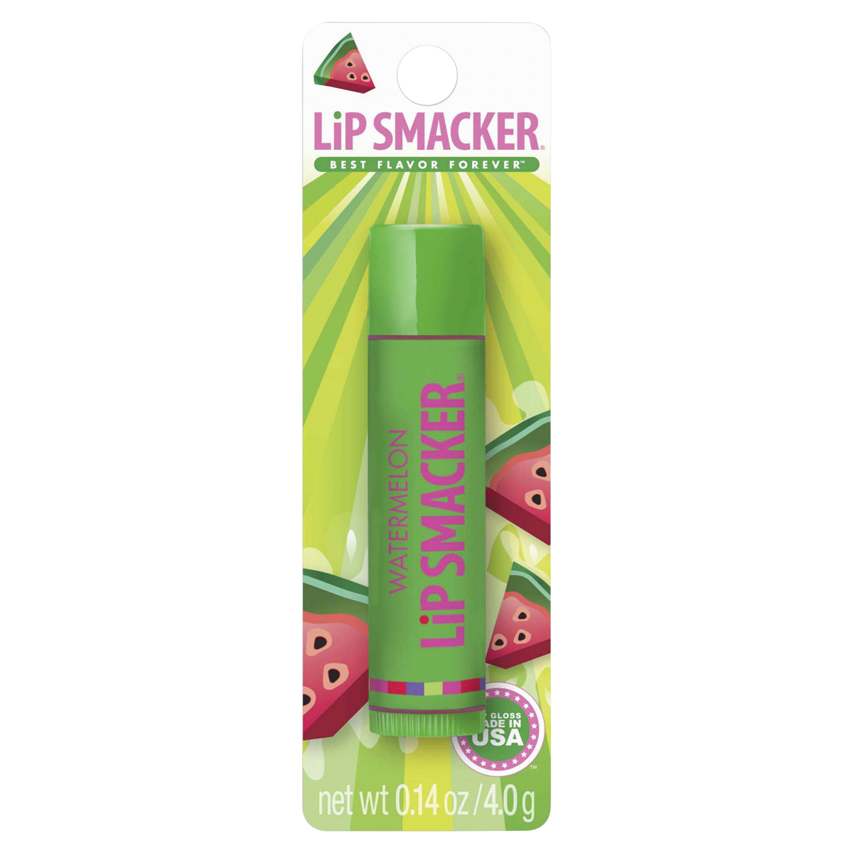 slide 1 of 2, Lip Smacker Watermelon Lip Balm, 0.14 oz