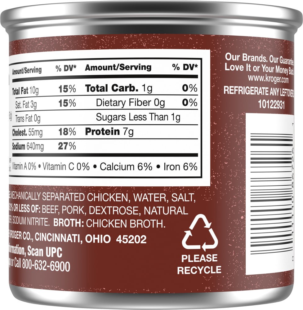 slide 2 of 3, Kroger Original Vienna Sausages In Chicken Broth, 4.6 oz