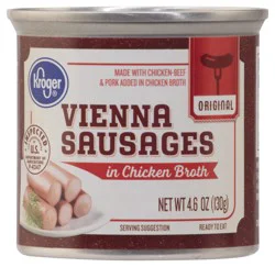 Kroger Original Vienna Sausages In Chicken Broth