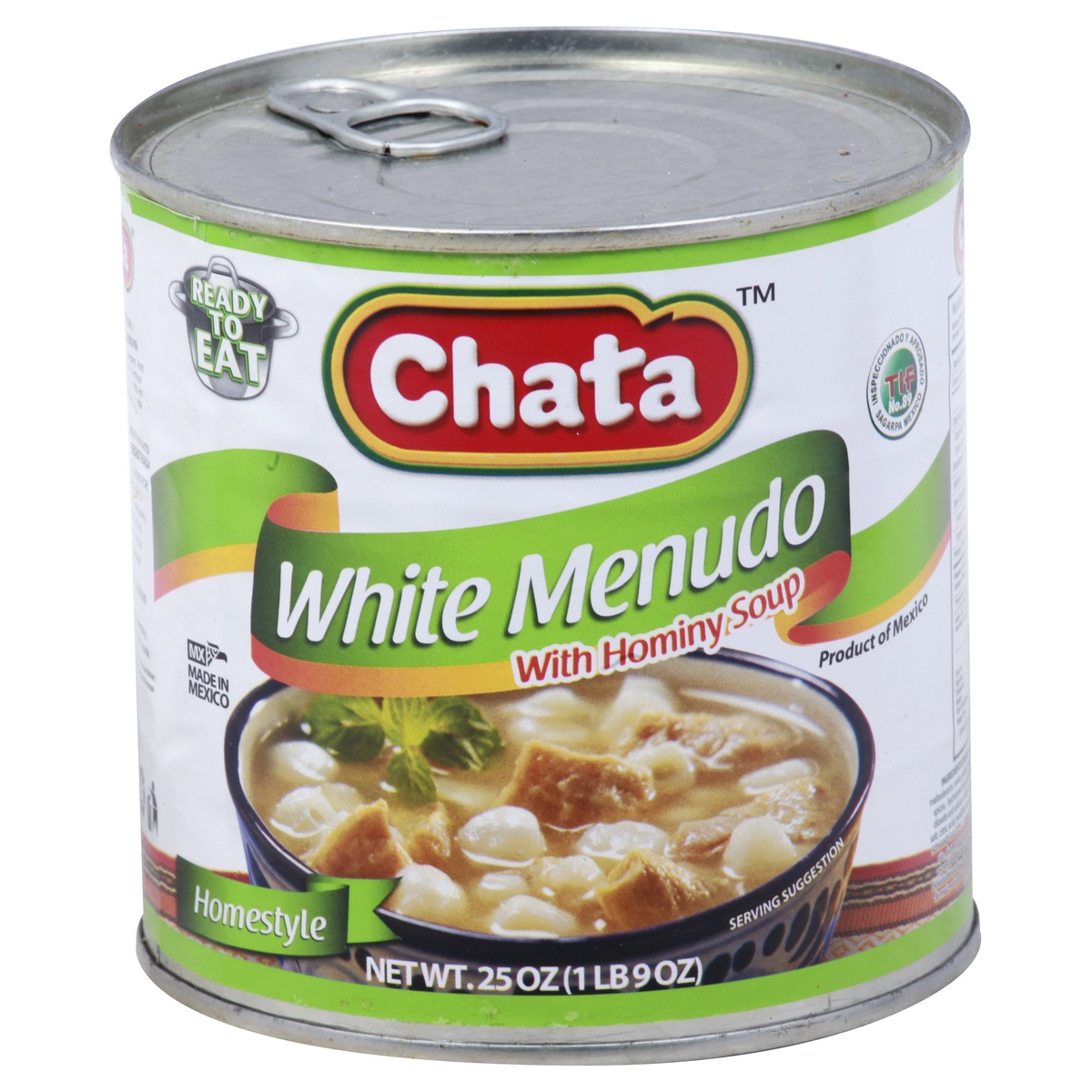 slide 1 of 1, Chata White Menudowith Hominy Soup, 25 oz