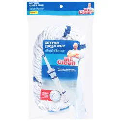Mr. Clean Cotton Super Mop Refill with Magic Eraser 1 ea