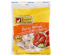 slide 1 of 1, Foster Farms Chicken Party Wing Individually Fast Frozen, 40 oz