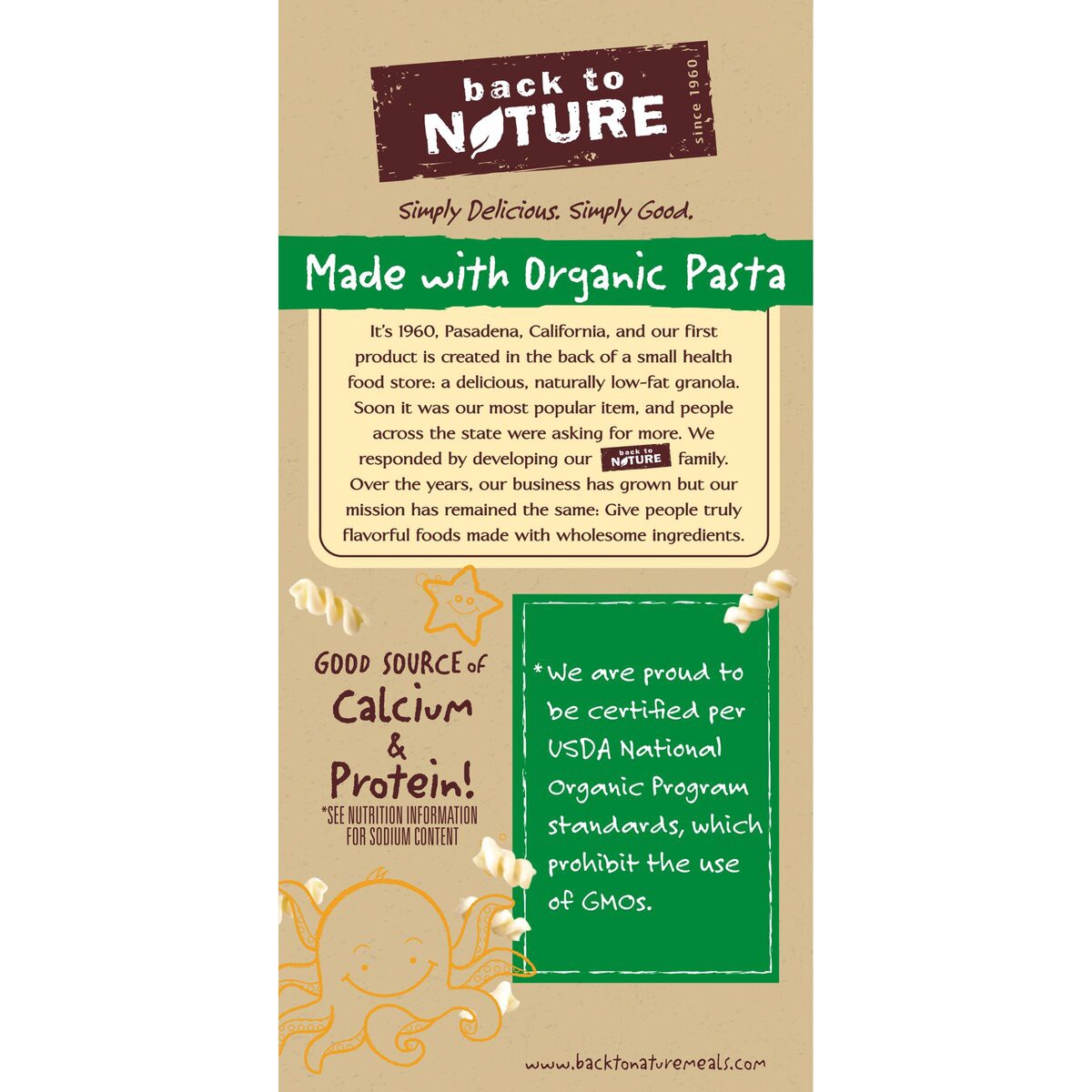 slide 8 of 8, Back to Nature Macaroni & Cheese Spirals, White Cheddar Dinner, 5 oz