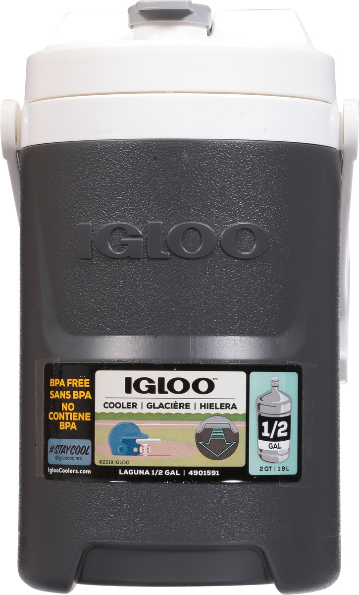 slide 6 of 9, Igloo 0.5 Gallon Nightfall Charcoal Laguna Cooler 1 ea, 1 ct