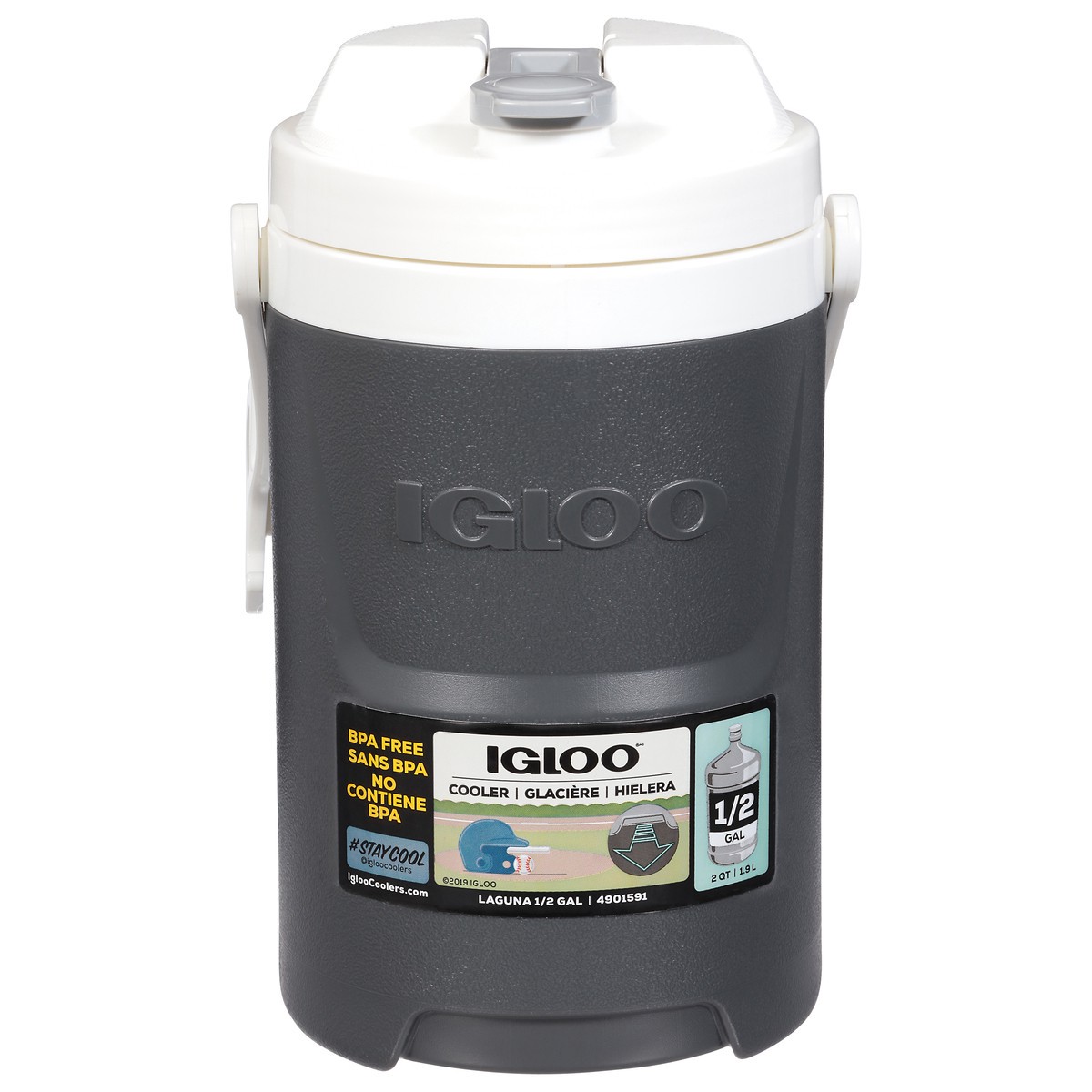 slide 1 of 9, Igloo Nightfall Charcoal 1/2 Gallon Cooler 1 ea, 1 ct
