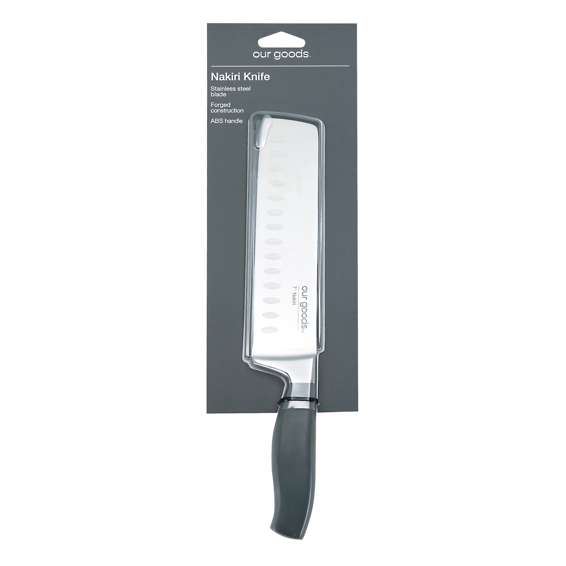 slide 1 of 1, our goods Nakiri Knife with Sheath, 7ftft