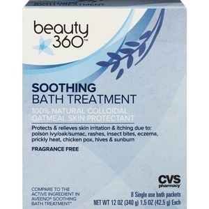 slide 1 of 1, Beauty 360 Soothing Bath Treatment Packets, 12 oz