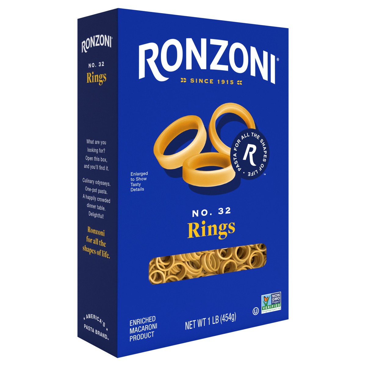 slide 4 of 9, Ronzoni Rings, 1 lb