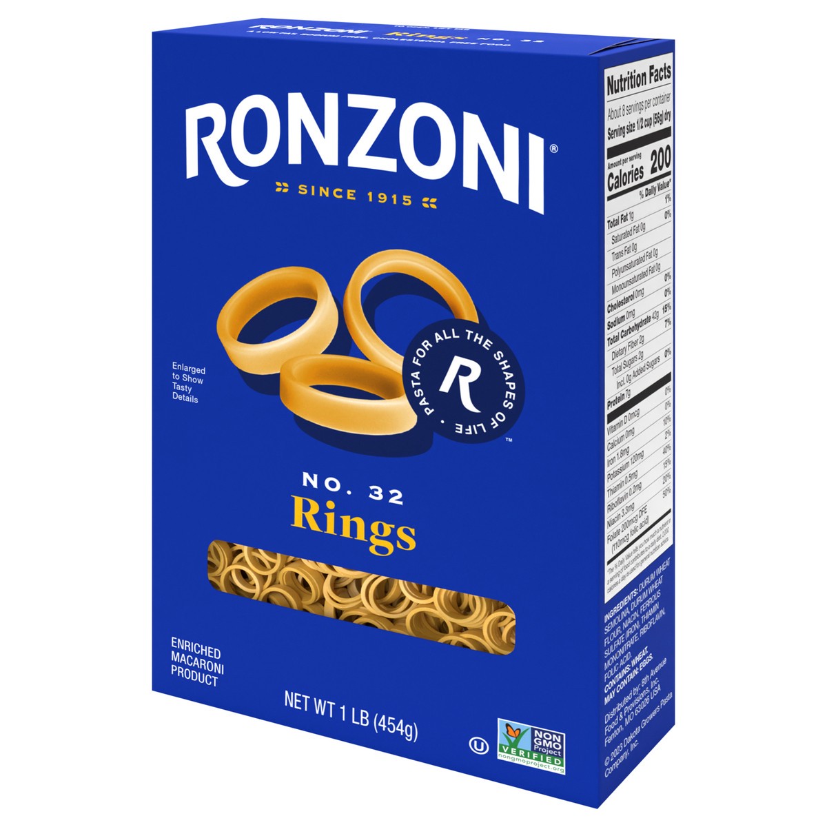 slide 5 of 9, Ronzoni Rings, 1 lb