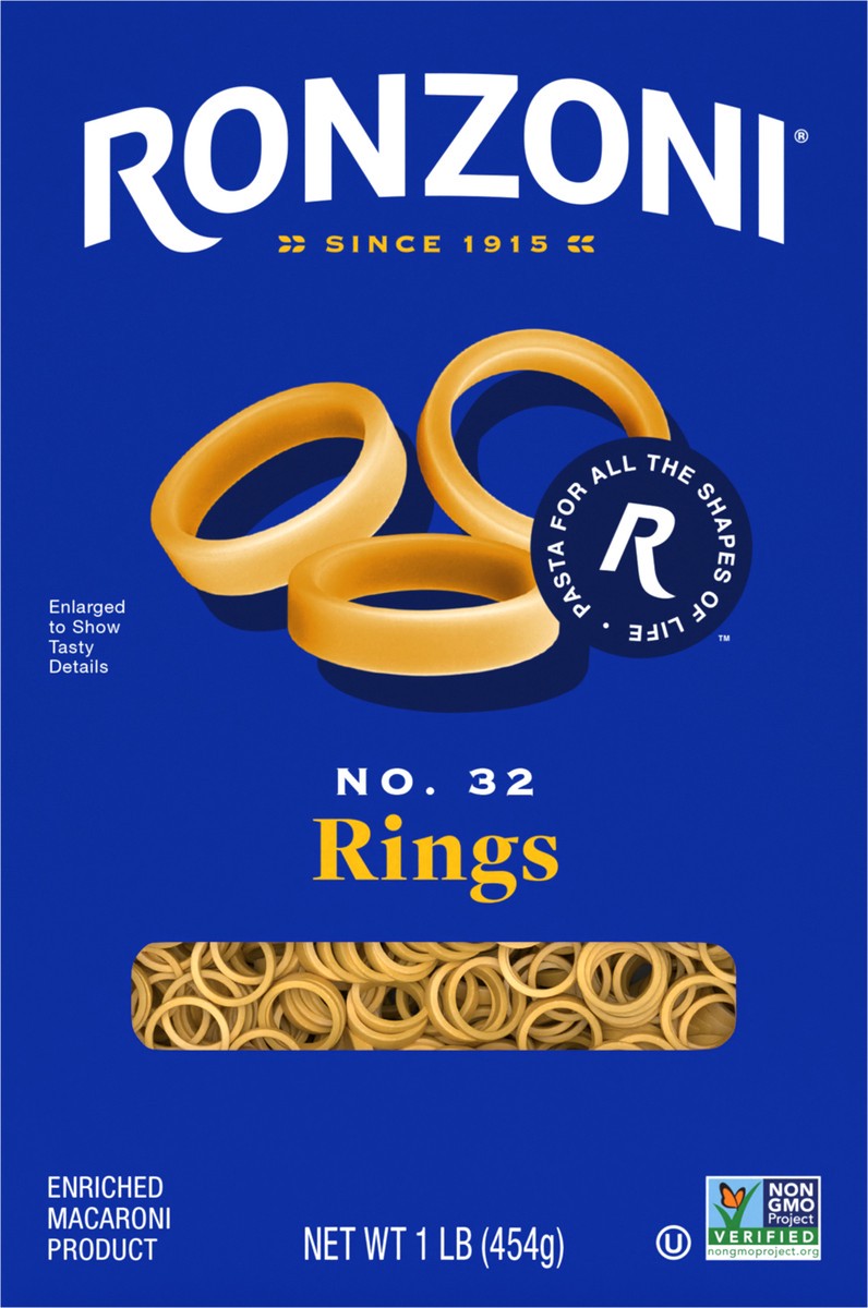 slide 6 of 9, Ronzoni Rings, 1 lb