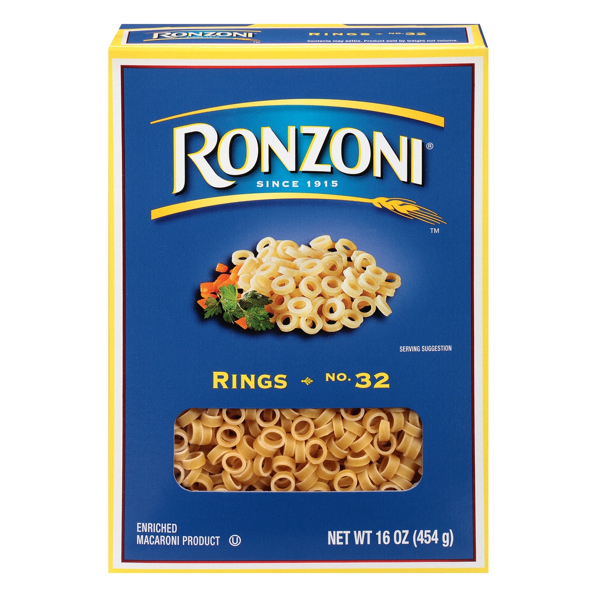 slide 1 of 1, Ronzoni Rings, 16 oz