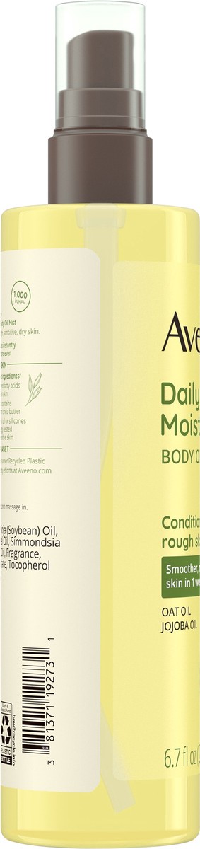 slide 5 of 7, Aveeno Daily Moisturizing Oil Mist for Rough Sensitive Skin with Oat and Jojoba Oil - Unscented - 6.7 fl oz, 6.70 fl oz