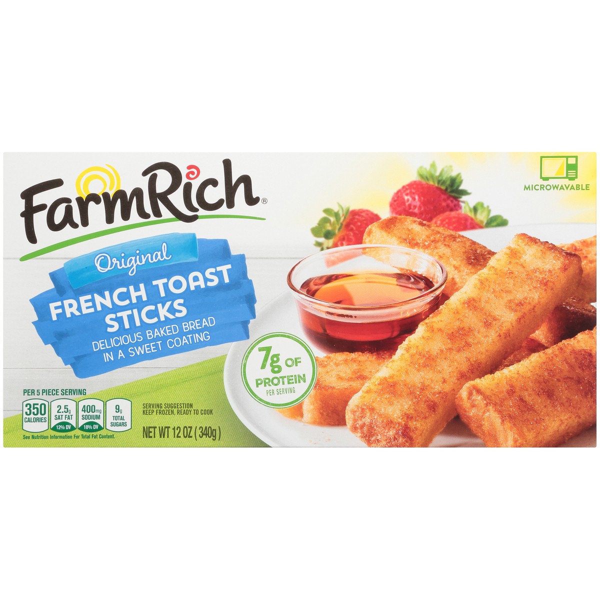 slide 5 of 14, Farm Rich Original French Toast Sticks 12 oz. Box, 12 oz