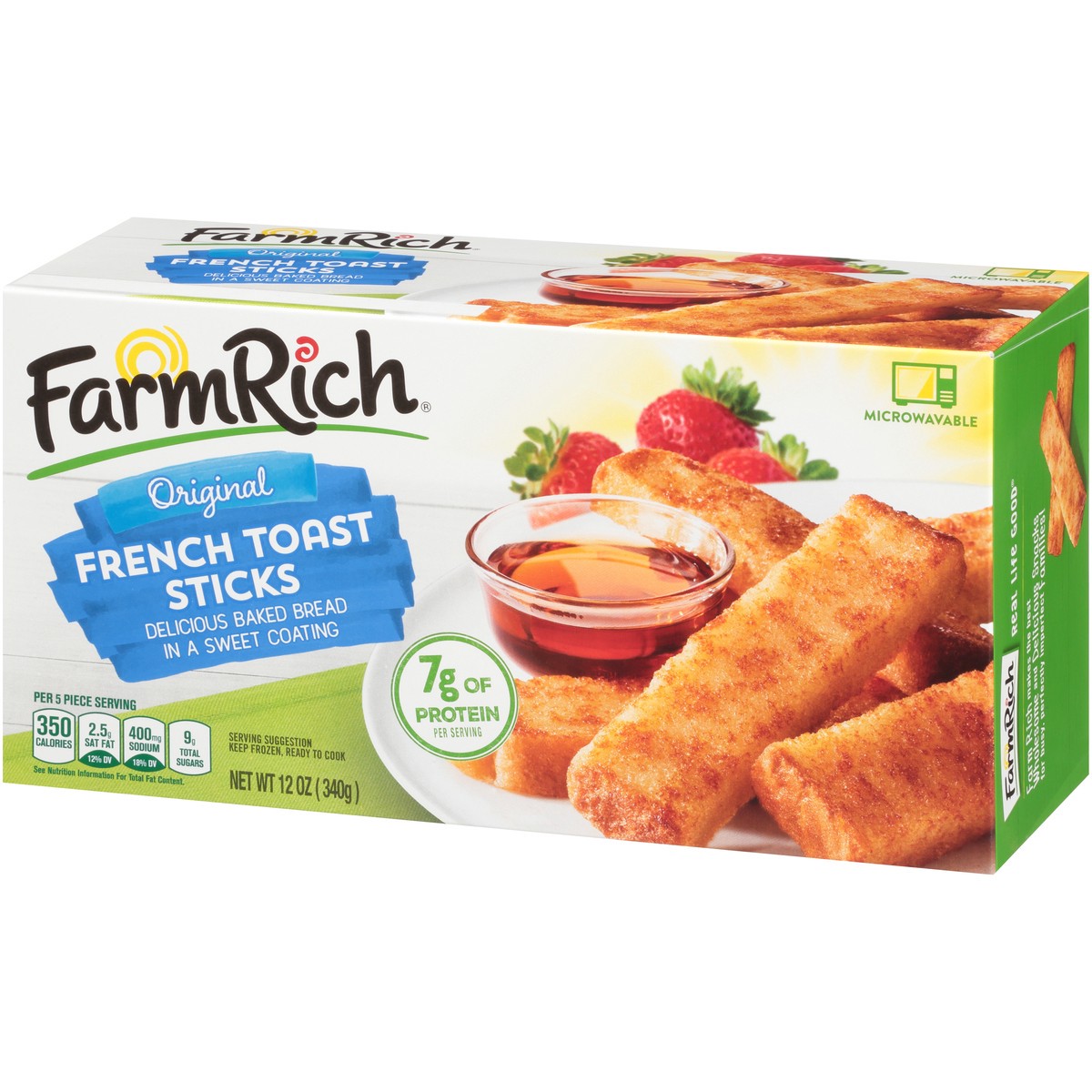 slide 9 of 14, Farm Rich Original French Toast Sticks 12 oz. Box, 12 oz