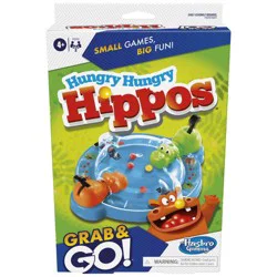 Hasbro Gaming Grab & Go! Hungry Hungry Hippos