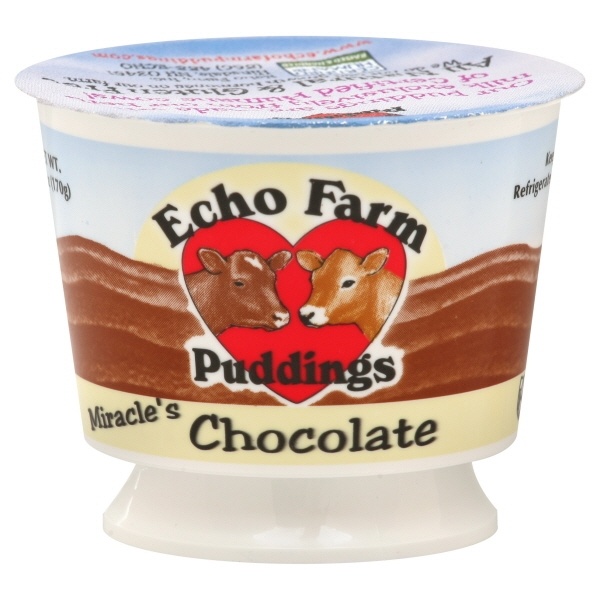 slide 1 of 1, Echo Farm Puddings - Miracle's Chocolate, 6 oz