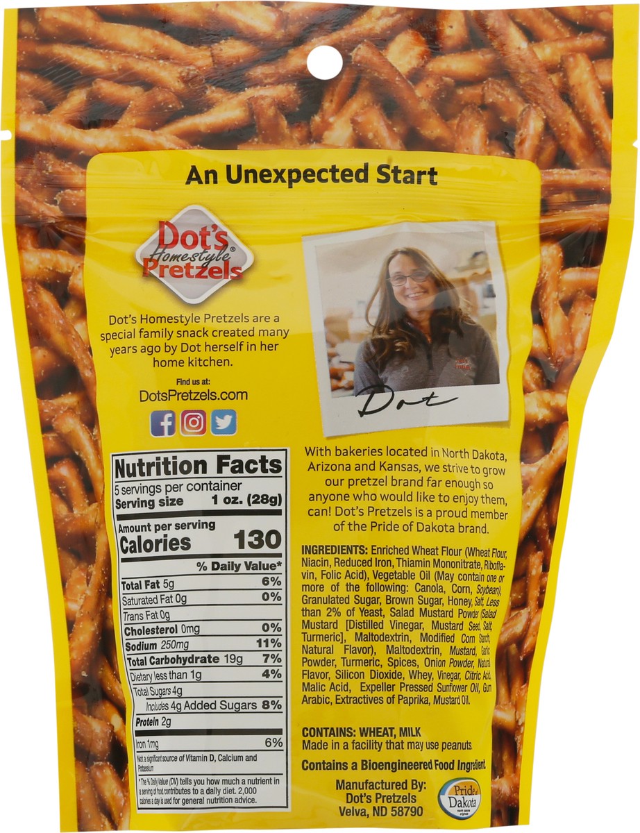 slide 5 of 9, Dot's Homestyle Pretzels Honey Mustard Seasoned Pretzel Twists 5 oz, 5 oz