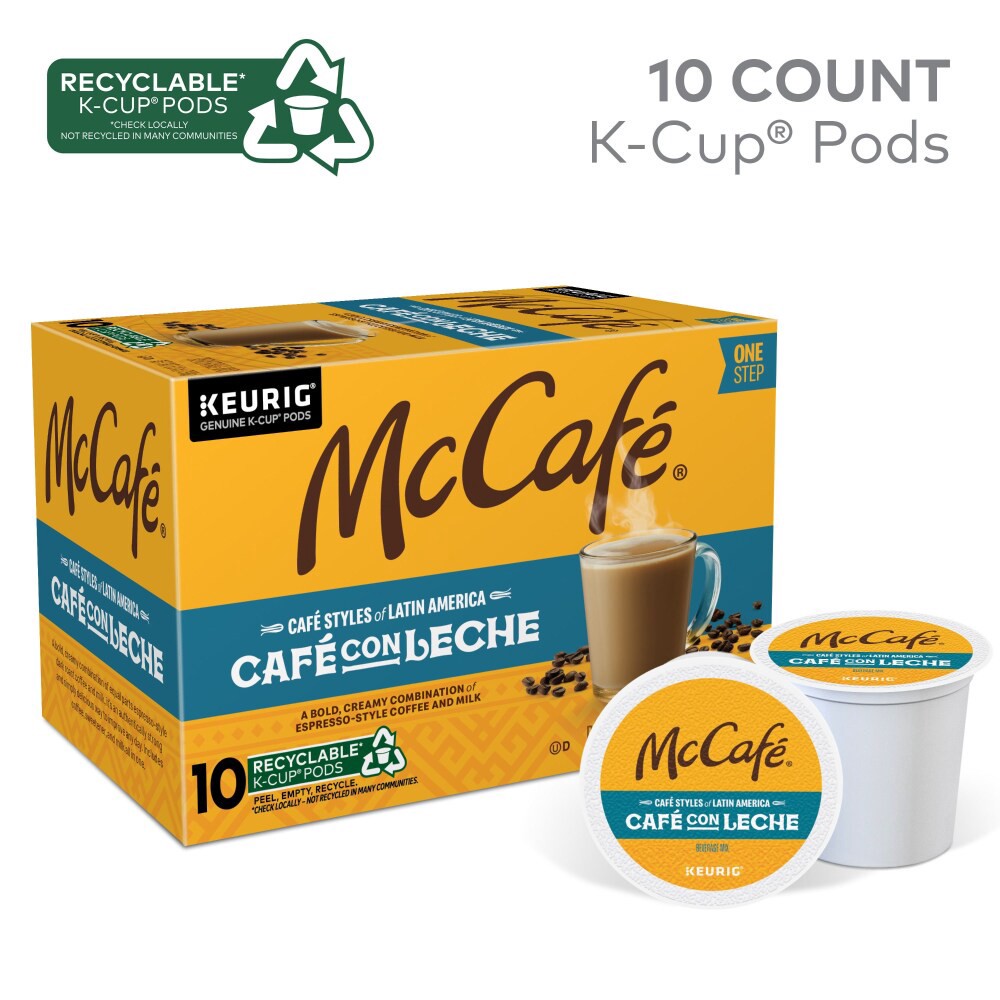 slide 6 of 6, McCafé Mccafe Cafe Con Leche, 10 ct