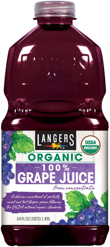 slide 1 of 1, Langer's Organic Grape Juice, 64 fl oz