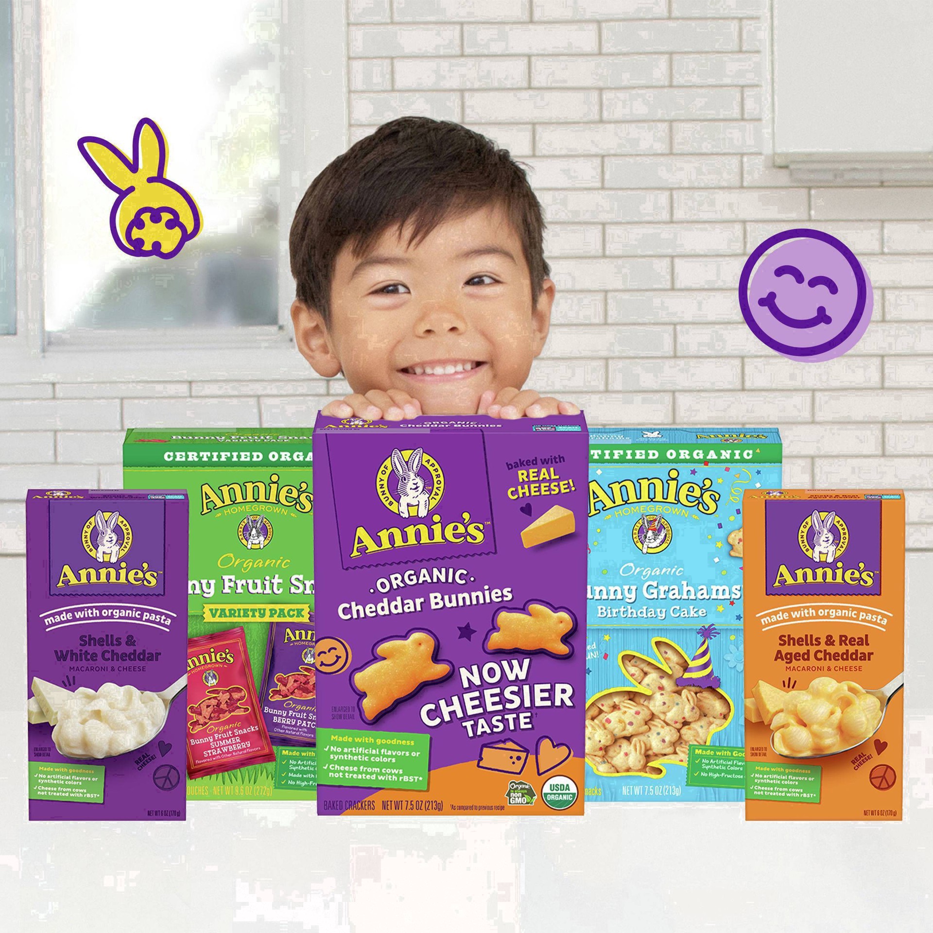 slide 59 of 143, Annie's Organic Cinnamon Rolls with Icing, Refrigerated Dough, 5 Rolls, 17.5 oz, 5 ct