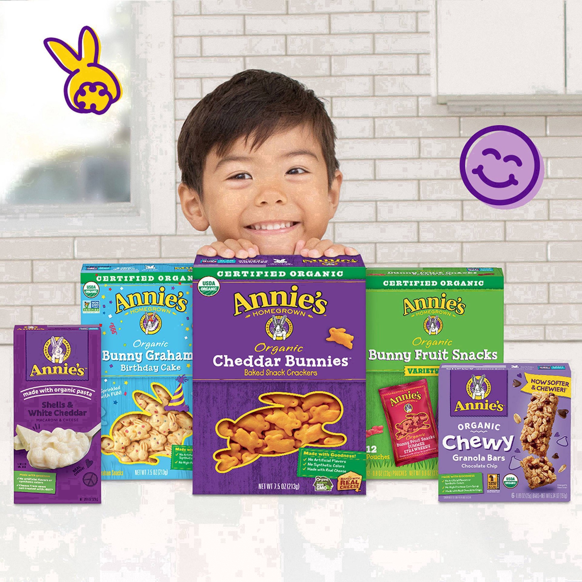 slide 60 of 143, Annie's Organic Cinnamon Rolls with Icing, Refrigerated Dough, 5 Rolls, 17.5 oz, 5 ct