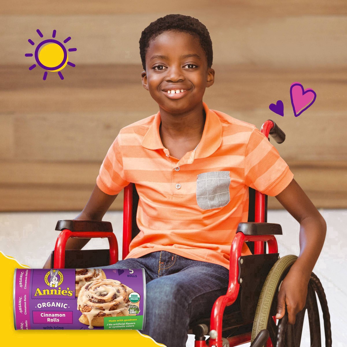 slide 86 of 143, Annie's Organic Cinnamon Rolls with Icing, Refrigerated Dough, 5 Rolls, 17.5 oz, 5 ct