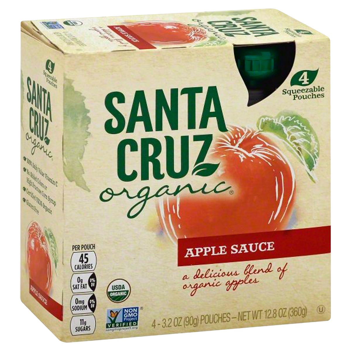 slide 7 of 8, Santa Cruz Organic Fruit Sauce, 12.8 oz