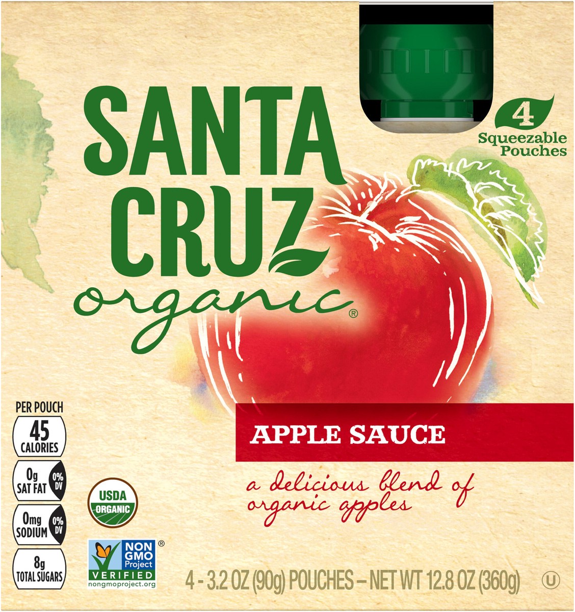 slide 4 of 8, Santa Cruz Organic Fruit Sauce, 12.8 oz