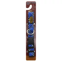 Legacy Collection Dog Collar Braided 14 To 20 Inch Medium Blue Card - Each