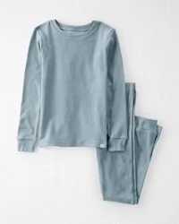 Littleplanet Kid Organic Cotton Pajamas Set Blue Creek - Size 4