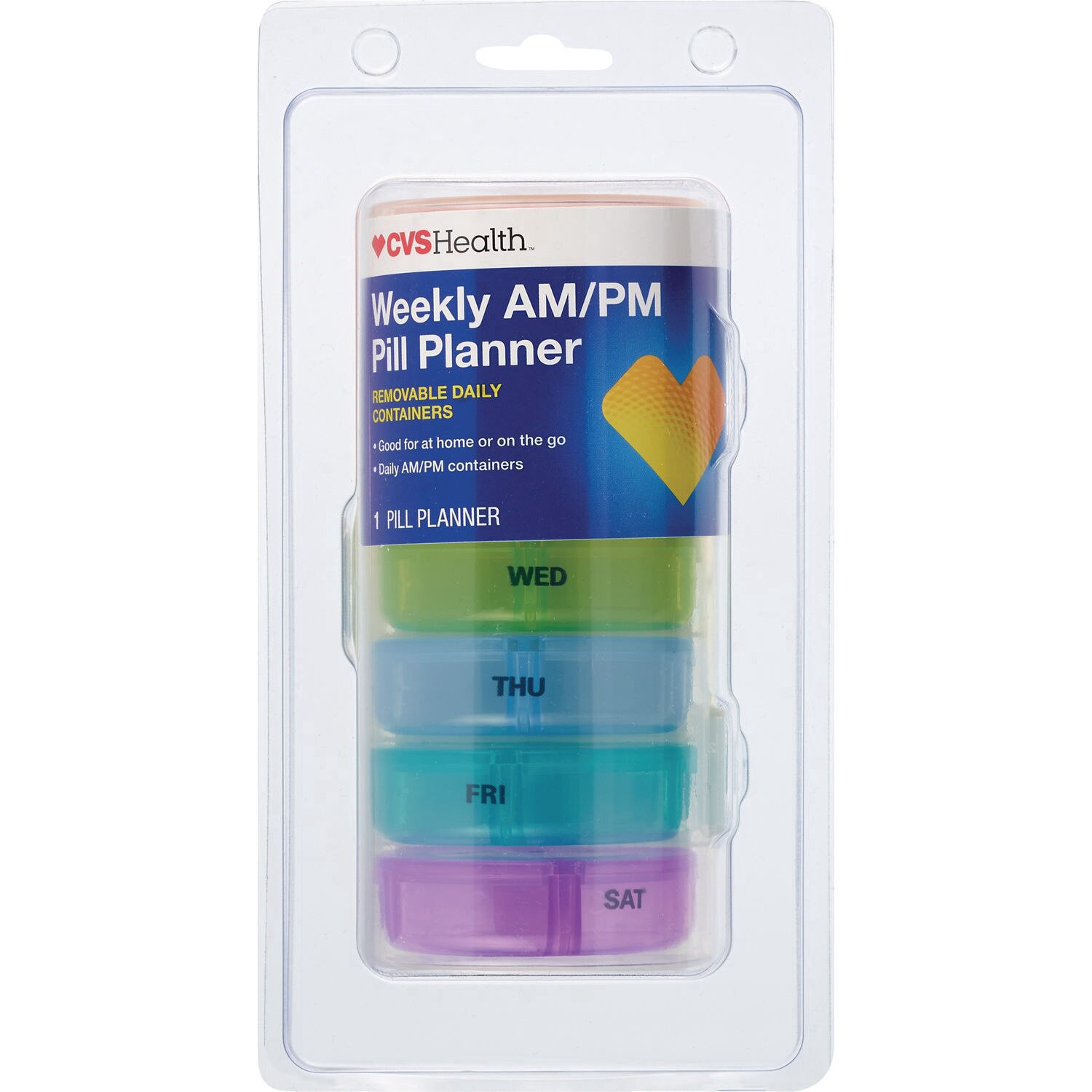 slide 1 of 1, CVS Am/Pm Daily Round, 1 ct