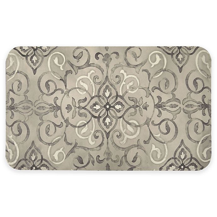 slide 1 of 4, Home Dynamix Designer Chef 18 x 30'' Curvy Medallion Anti-Fatigue Kitchen Mat'', 1 ct