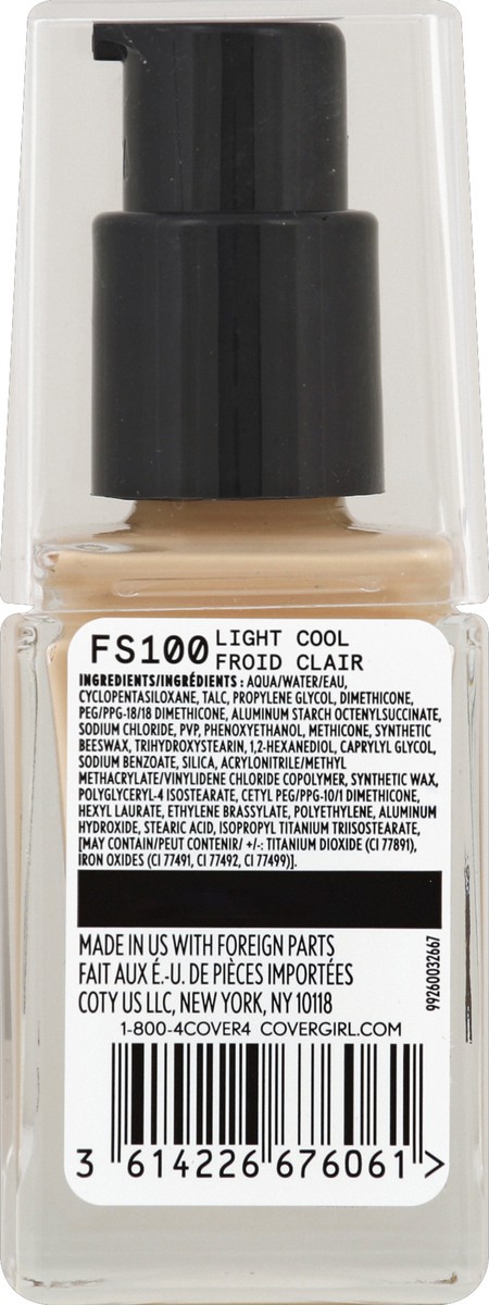 slide 2 of 6, Covergirl Matte Ambition- All Day Foundation, Light Cool, 7.556 oz