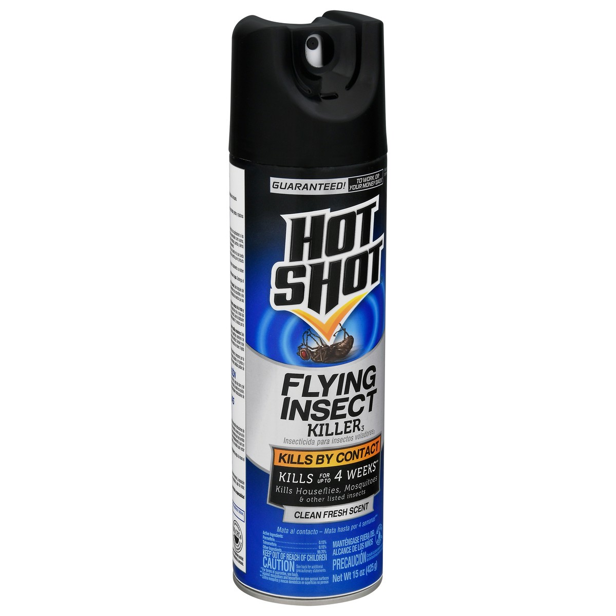 slide 3 of 13, Hot Shot Clean Fresh Scent Flying Insect Killer 3 15 oz, 15 oz