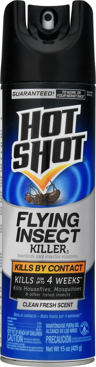 slide 2 of 13, Hot Shot Clean Fresh Scent Flying Insect Killer 3 15 oz, 15 oz