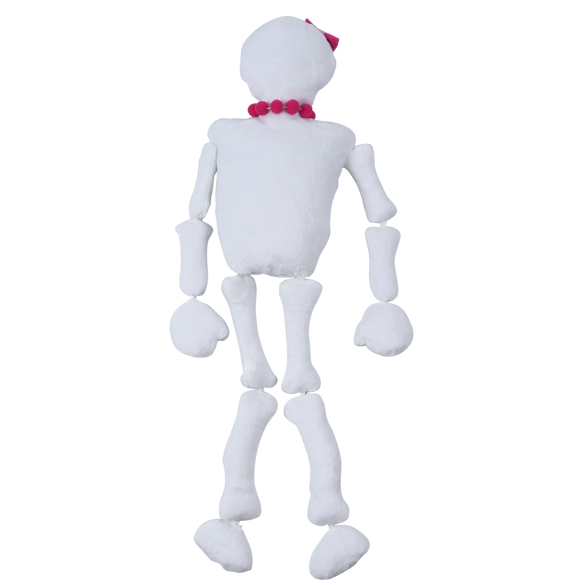 slide 2 of 3, 36" Skeleton With Pink Bow Accent Pillow By Ashland, 36 in