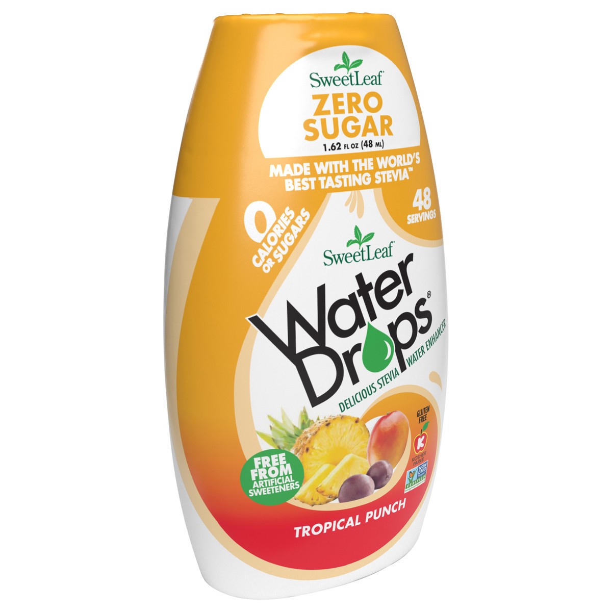 slide 2 of 5, SweetLeaf Tropical Punch Water Drops, 1.62 fl oz