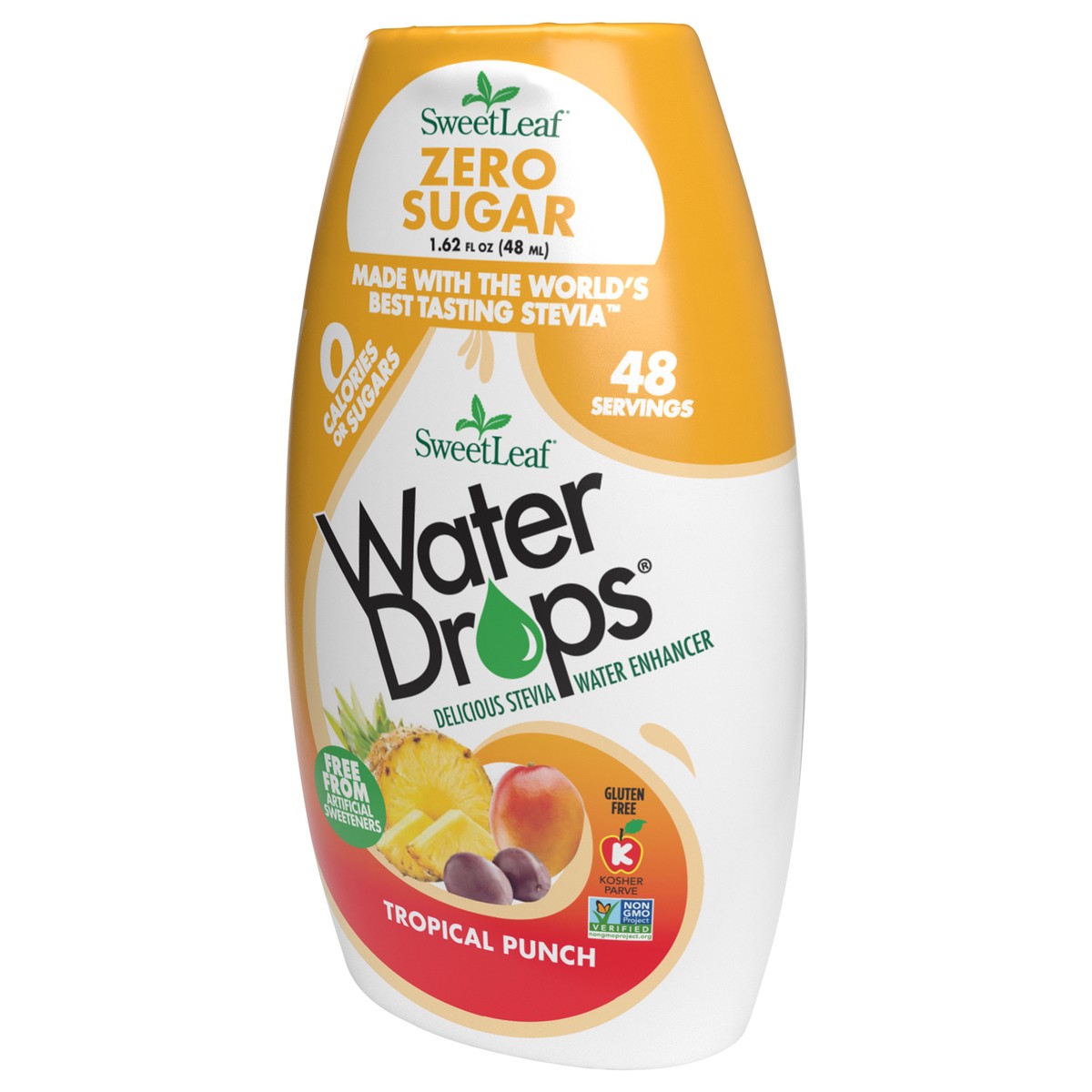 slide 3 of 5, SweetLeaf Tropical Punch Water Drops, 1.62 fl oz