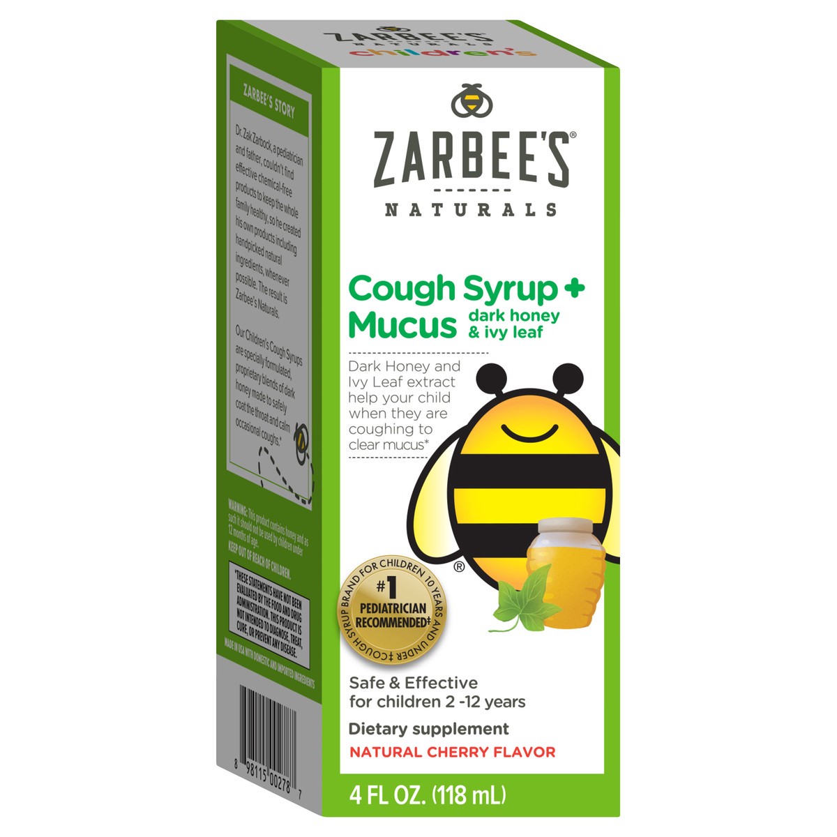 slide 2 of 9, Zarbee's Naturals Cough Syrup, 4 fl oz