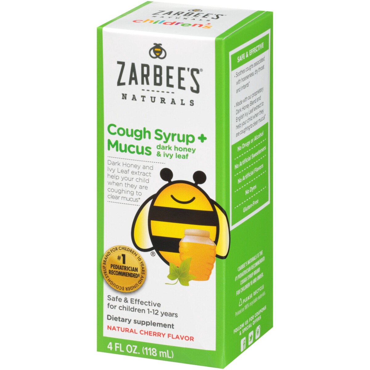 slide 3 of 9, Zarbee's Naturals Cough Syrup, 4 fl oz